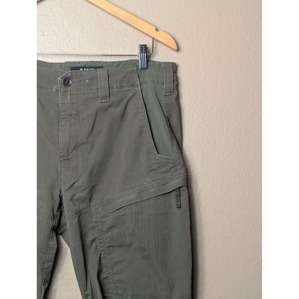 5.11 Tactical Apex Pants Mens 32x34 Olive Green Cargo Utility Work 74520 - Picture 9 of 16